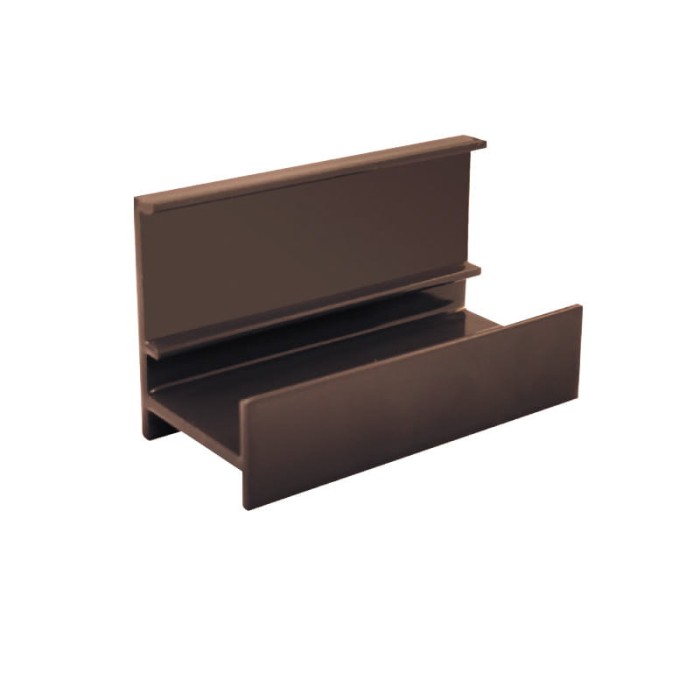 Klips schodowy dolny Renoplast Brąz RAL 8019