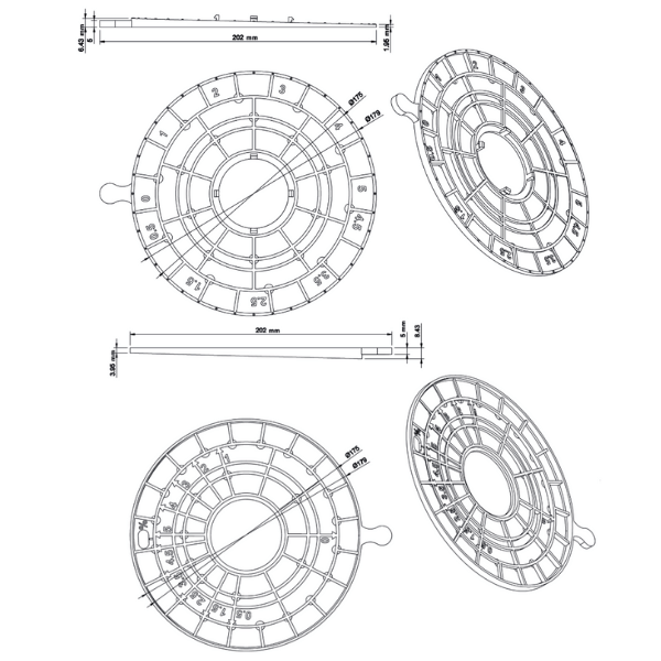 Korektor spadku do wsporników Renopad PRO