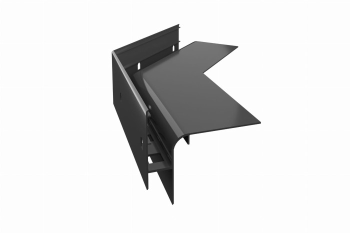 Narożnik zewnętrzny 135 stopni do profili okapowych W30R+ Renoplast Grafit RAL 7024