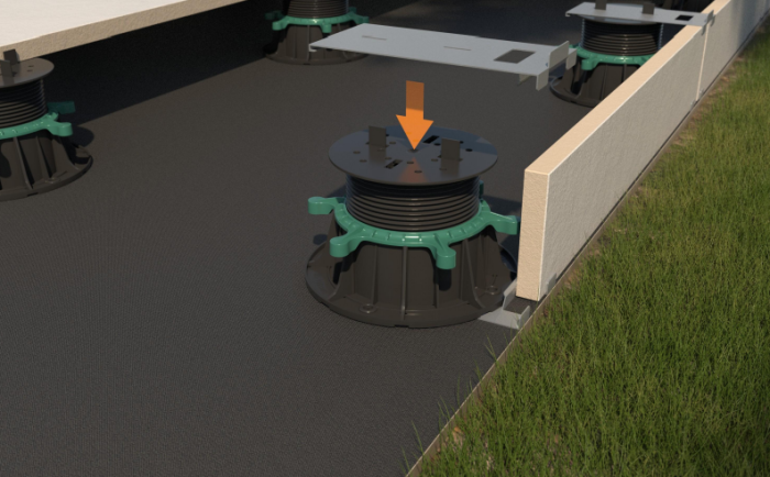 Klips dolny i górny do wsporników Renopad PRO