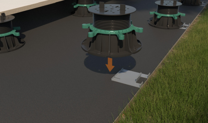 Klips dolny i górny do wsporników Renopad PRO