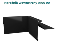 Narożnik wewnętrzny 90 do profili attykowych A100