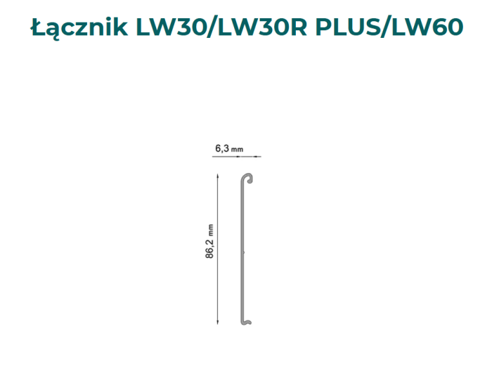 Wymiary Łącznika W30R
