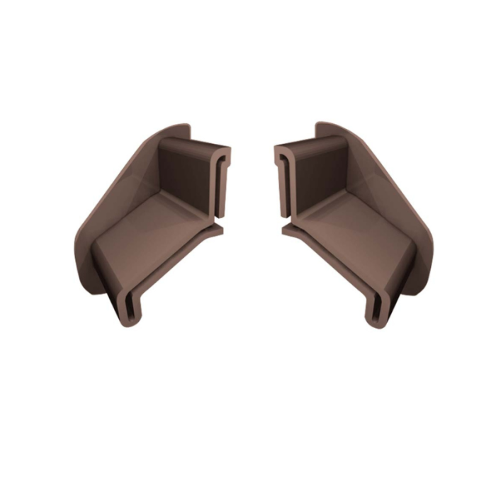 Odbojniki przyścienne do profili K40 Brąz RAL 8019