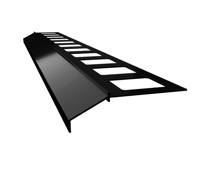 Profil okapowy K100 Renoplast Czarny RAL 9005