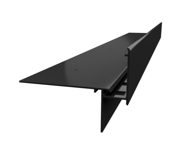 Profil okapowy W35+ Renoplast Czarny RAL 9005