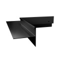 Narożnik wewnętrzny 90 stopni W35+ do łączenia profili W35+ z W35B PRAWY Czarny RAL 9005