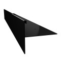 Profil okapowy boczny W35B Renoplast Czarny RAL 9005