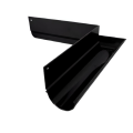 Narożnik zewnętrzy 90 stopni do rynny R50 Renoplast Czarny RAL 9005