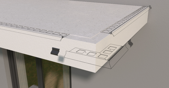 Łącznik do profili okapowych K30 Renoplast