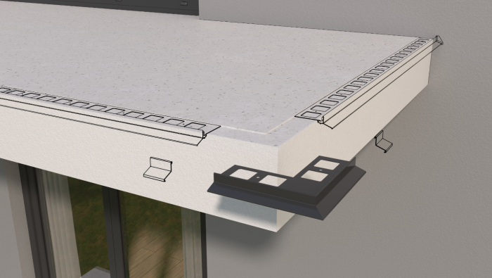 Narożnik do profili K102 Renoplast