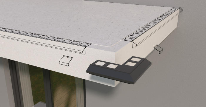 Narożniki do profili K100R Renoplast