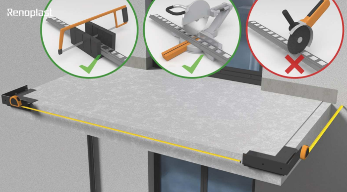 Profil okapowy Renoplast W30R+