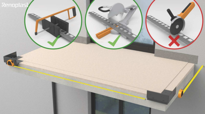 Profil okapowy Renoplast W60