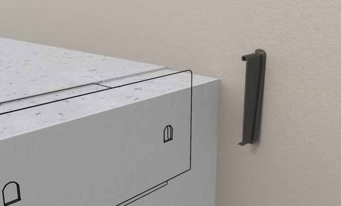 Odbojnik przyścienne do profili W60 Renoplast