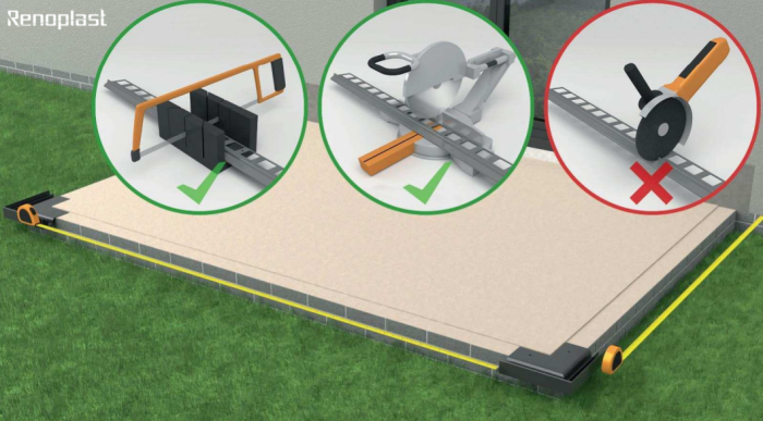 Profil okapowy W20 do tarasów wentylowanych
