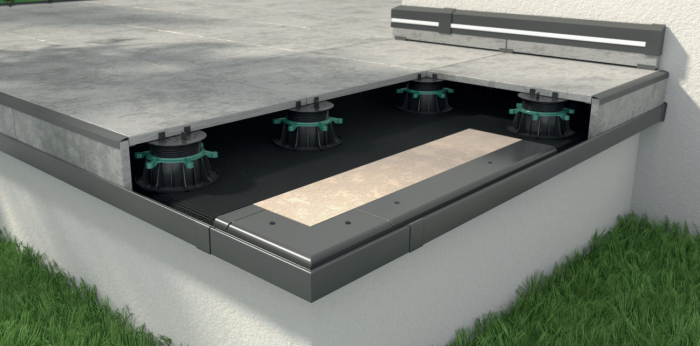 Profil okapowy W20 do tarasów wentylowanych