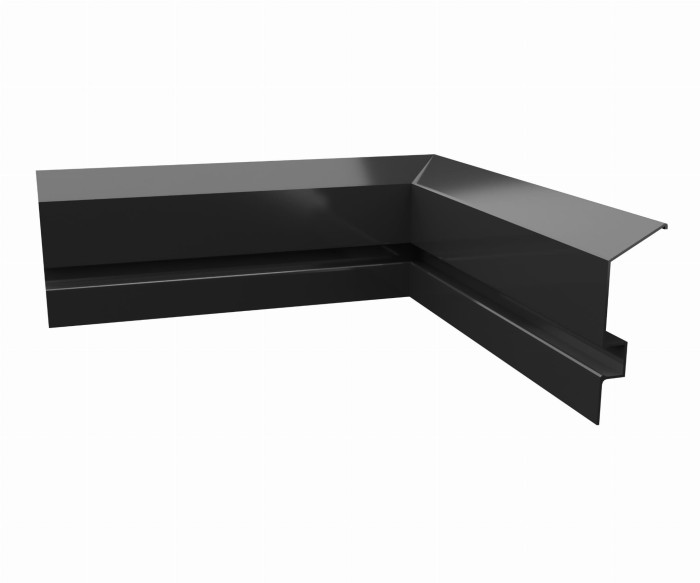 Narożnik wewnętrzny do profilu cokołowego C2 MAXI Grafit RAL 7024