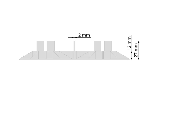 Podkładka tarasowa SMART 12 mm fuga 2 mm