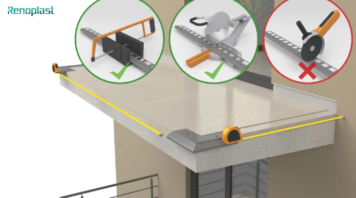 Profil okapowy Renoplast K10