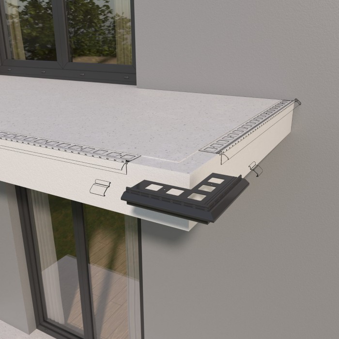 Narożniki do profili K20R Renoplast