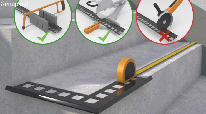 Profil schodowy V LED Renoplast