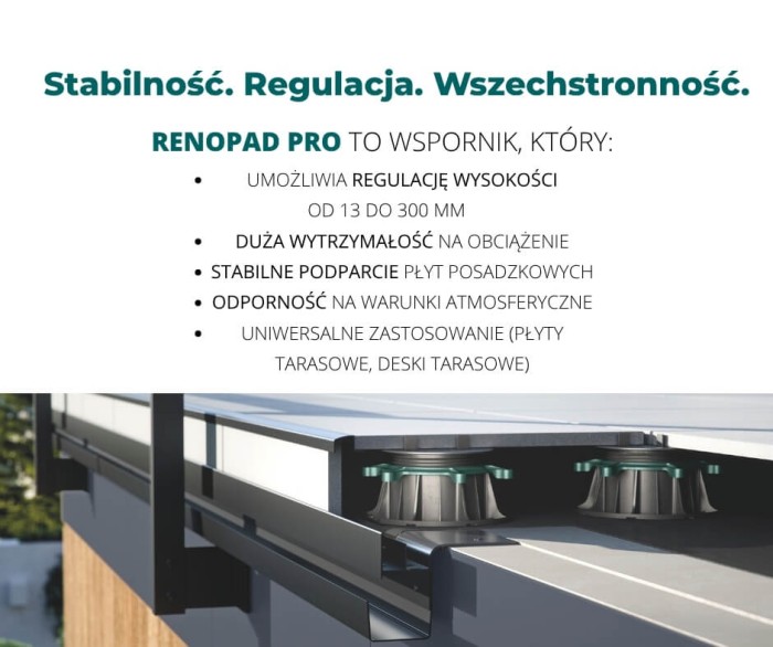 Wspornik tarasowy RENOPAD PRO