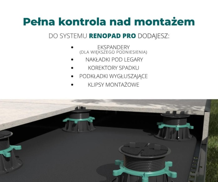 Wspornik tarasowy RENOPAD PRO