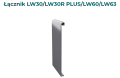 Łącznik do profili W63 Renoplast