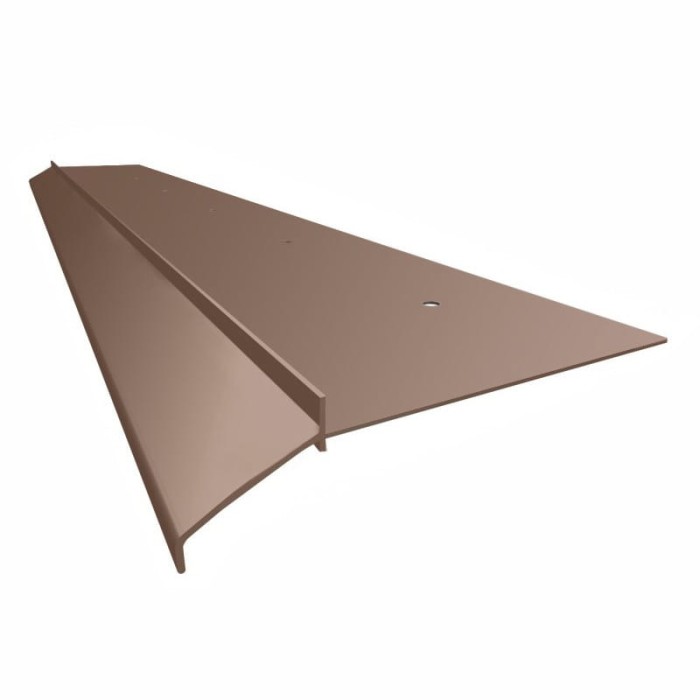 Profil okapowy Renoplast K10 Brąz RAL 8019