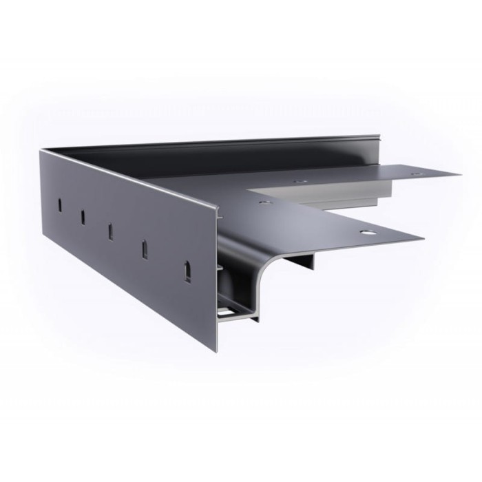 Narożnik zewnętrzny 90 stopni do profili W30 Grafit RAL 7024