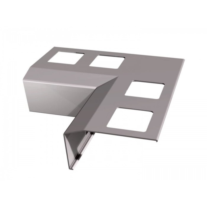 Narożnik wewnętrzny 90 stopni do profili K301 Szary RAL 7037