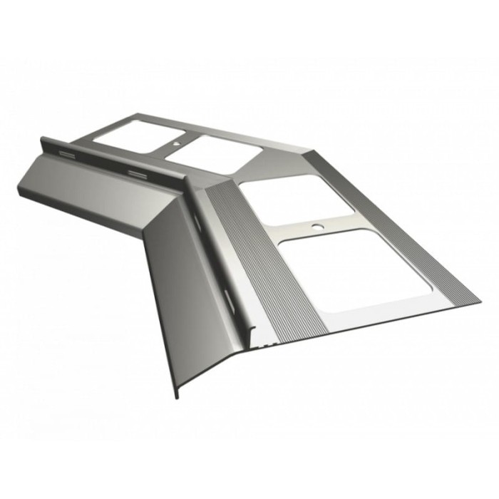 Narożnik wewnętrzny 135 stopni do profili K20 Szary RAL 7037