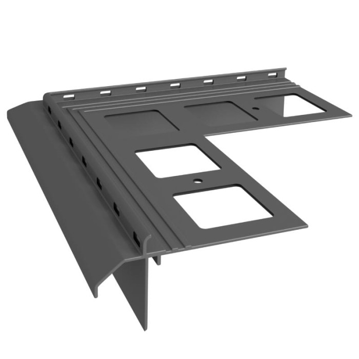 Narożnik zewnętrzny 90 stopni do profili K20R Grafit RAL 7024