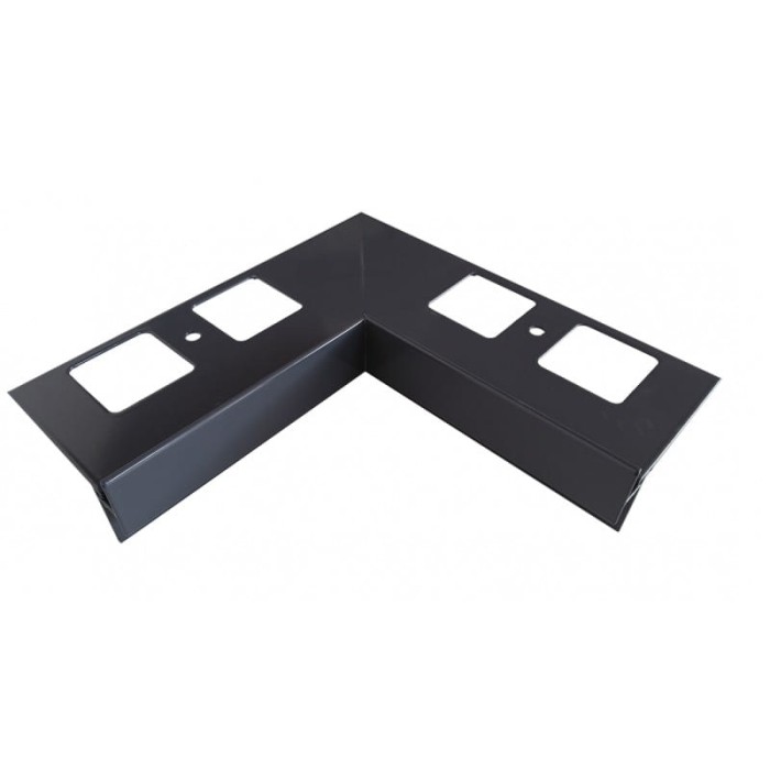 Narożnik wewnętrzny 90 stopni do profili K35 Grafit RAL 7024