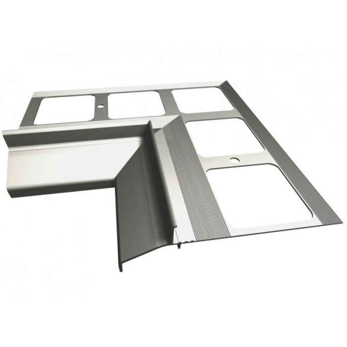 Narożnik wewnętrzny 90 stopni do profili K30 Renoplast Szary RAL 7037